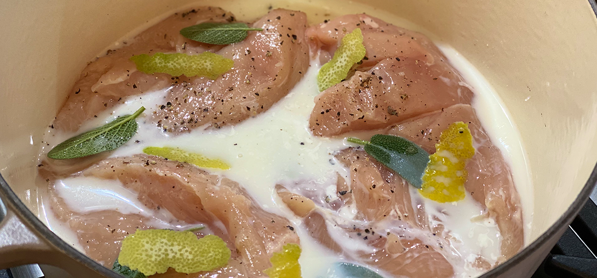 LİMONLU SÜTLÜ TAVUK — 1