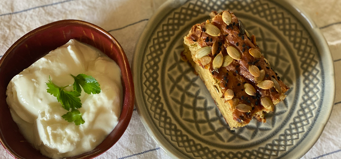 SEBZELİ YULAF UNLU TUZLU KEK — 1