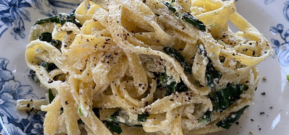 RICOTTA&ISPANAK SOSLU TAGLIATELLE — 1