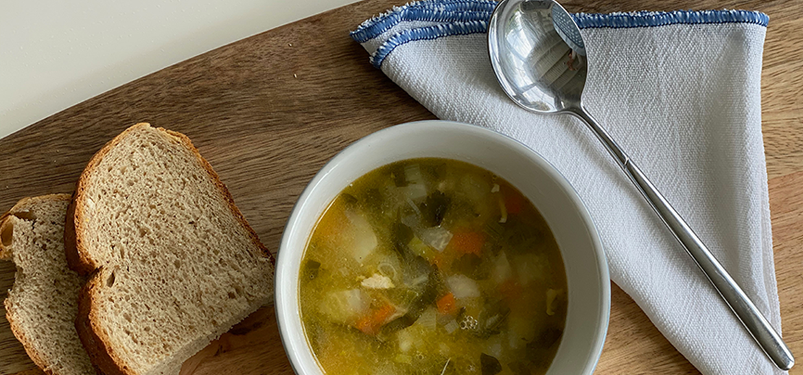 TAVUKLU KEREVİZ ÇORBASI — 1