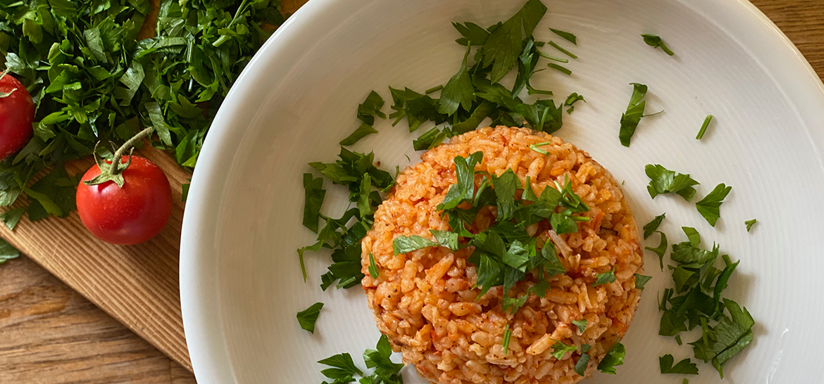 DOMATESLİ PİLAV — 1