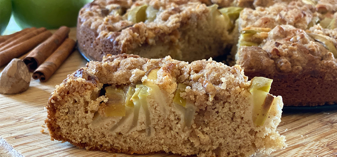 ELMALI&CEVİZLİ CRUMBLE KEK — 1