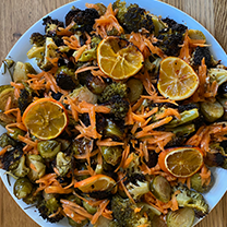 FIRINLANMIŞ BRÜKSEL LAHASI&BROKOLİ SALATASI