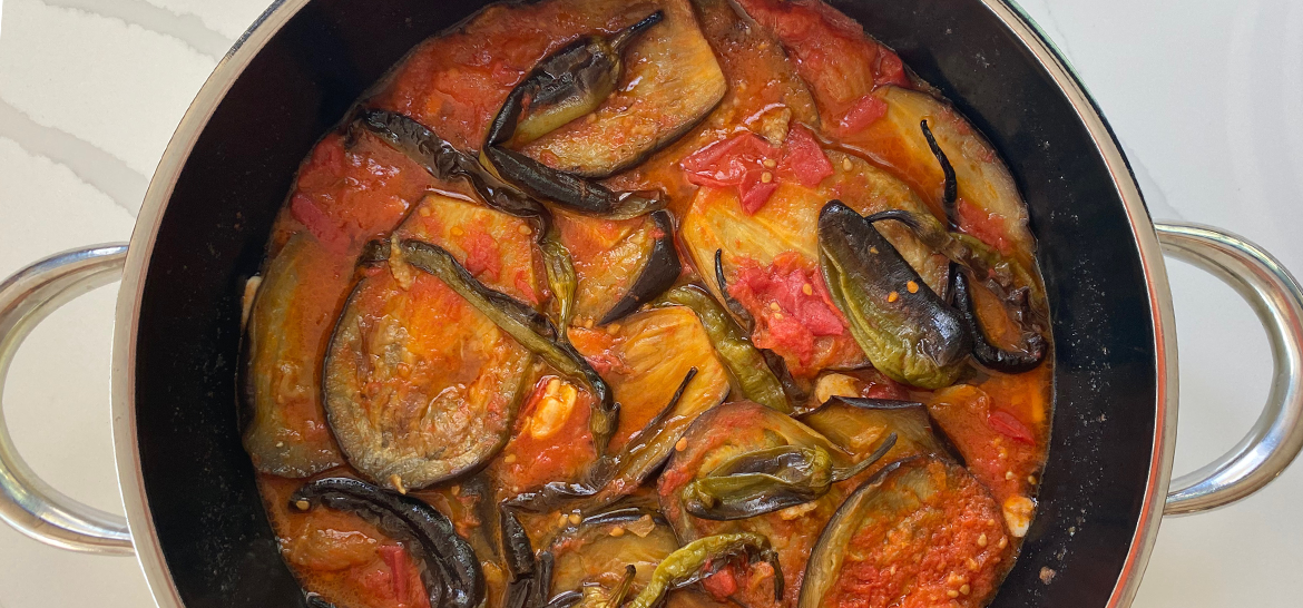 FIRINLANMIŞ PATLICAN YEMEĞİ (ZEYTİNYAĞLI) — 1