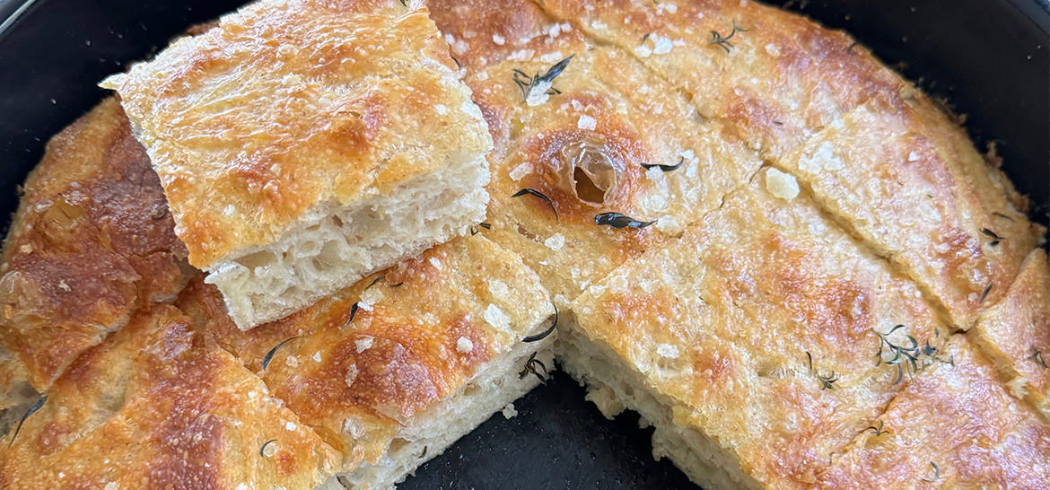 FOCACCIA (EKŞİ MAYALI HAMURDAN) — 1