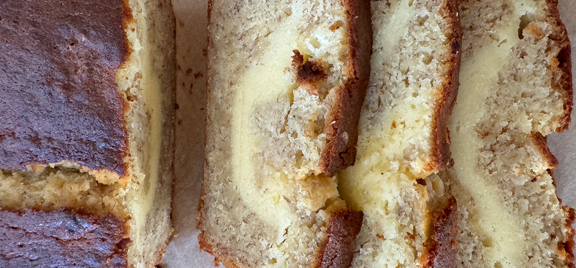 CHEESECAKE DOLGULU BANANA BREAD — 1