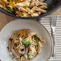 TAVUKLU ve BROKOLİLİ FIRIN MAKARNA — 4