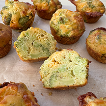 BROKOLİ&ÇEDAR MUFFIN — 4