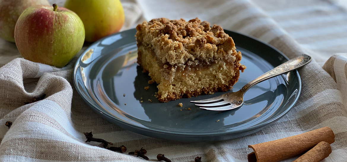 ELMALI CRUMBLE KEK — 1