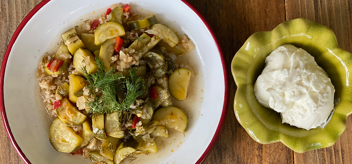 ZEYTİNYAĞLI KABAK (KEPEKLİ PİRİNÇ İLE) — 1