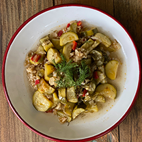 ZEYTİNYAĞLI KABAK (KEPEKLİ PİRİNÇ İLE) — 4