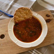 ISPANAKLI YEŞİL MERCİMEK ÇORBASI